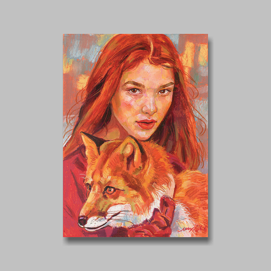 Postkarte, DIN A5, Porträt