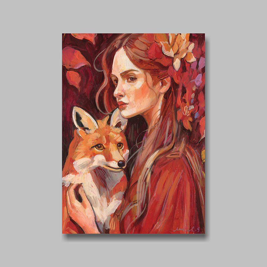 Postkarte, DIN A5, Porträt