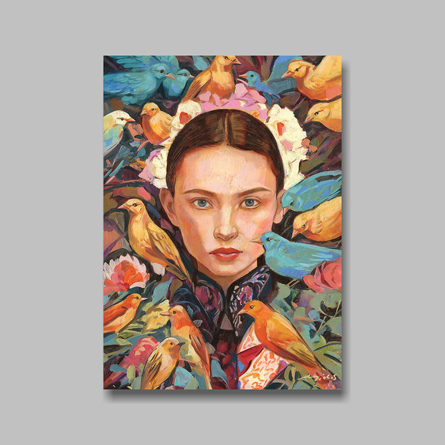 Postkarte, DIN A5, Porträt