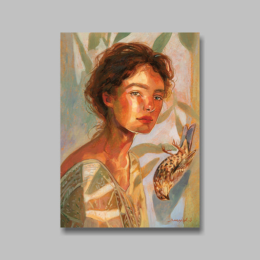 Postkarte, DIN A5, Porträt