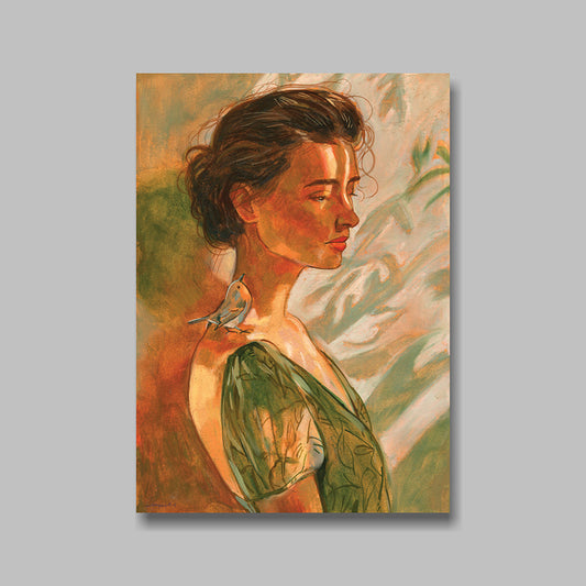 Postkarte, DIN A5, Porträt