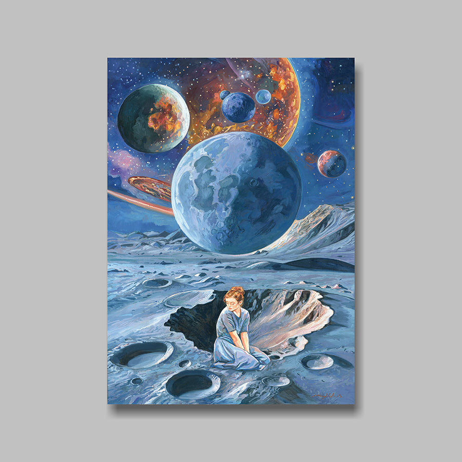 Postkarte, DIN A5, Porträt