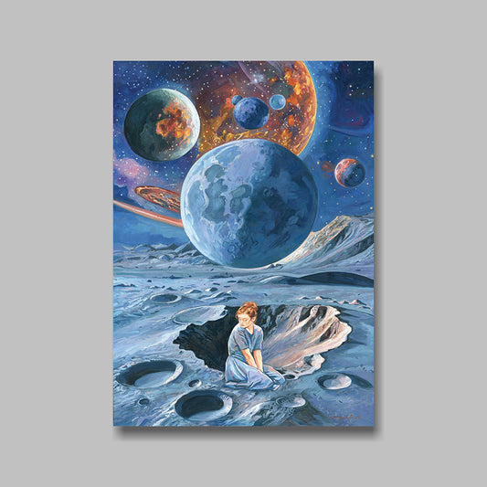 Postkarte, DIN A5, Porträt