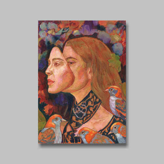 Postkarte, DIN A5, Porträt