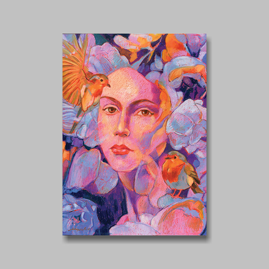 Postkarte, DIN A5, Porträt